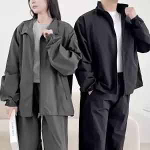 집업 루지핏 나일론 남녀 하프넥 무지 심플 데일리 (WFKAZ9H)