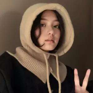 [콩심팥심]바라클라바 넥워머 후드 모자 니트 겨울 방한 여성