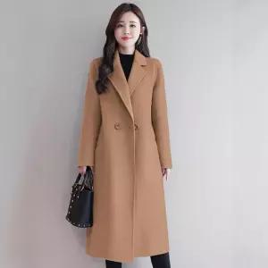 마요 여성모직코트 하프코트 빅사이즈 슬림핏 프리미엄 가을 겨울 솔리드 모직 코트 UNO4