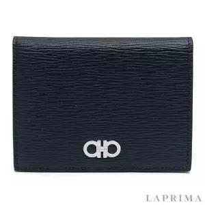 [FERRAGAMO] 페라가모 간치니 카드 지갑 66-1073 NERORED 753629