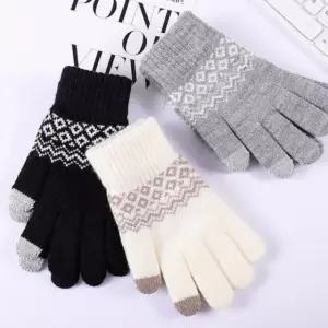 UNK 디자인 니트 패턴 스마트터치 기본 겨울 가능 29WCF6F83O