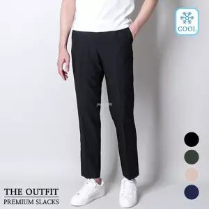 디아웃핏프리미엄 쿨 린넨 슬랙스 여름 스판 히든밴딩 남자 시원한 남성 아이스 정장바지 