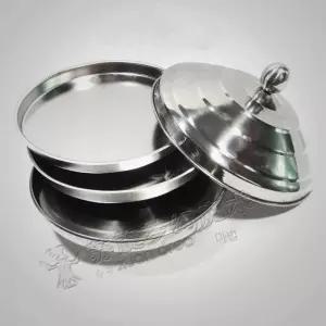 토끼 마술도구 은쟁반 색상 마술 용품 뚜껑