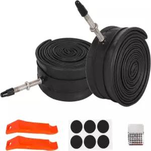 29인치 자전거 튜브 FV48mm 프레스타 밸브 타이어 29x1.75/1.95/2.10/2.125 산악 및 트레일용 부틸 고무