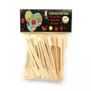 ( )일회용품 카멜 나무꽂이 손잡이 소형 10cm 50P 주방잡화 꼬치 산적 꽂이