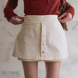 [다잇템] 여성 클래식 쁘띠 캐쥬얼 골덴 스커트