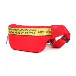 [골드스마일]캐주얼 크로스 허리 힙색 보조 가방 컬러 레드