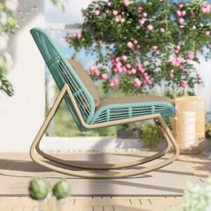 휴식 북유럽 그물 등나무 거실 인테리어 흔들의자 야외