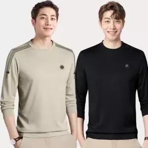 남성 여성 롱슬리브 긴팔 티셔츠 레이어드 라운드 흰티 기본 봄 가을 상의