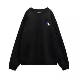 Zara x Ader Error Oversize Sweatshirt Black 자라 x  오버사이즈 스웨트셔츠 블랙