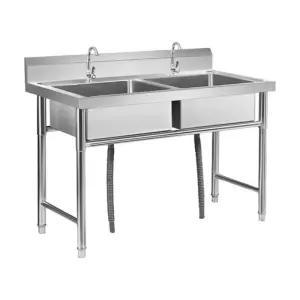 야외 싱크대 탕비실 스텐 주방 식당 계수대 조리대 간이 미니 이동식