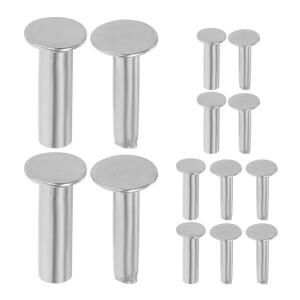 7쌍의 고강도 칼 손잡이 리벳 스테인리스 스틸 패스너 DIY 주방 식기 제작 셰프 커터 핸들 핀