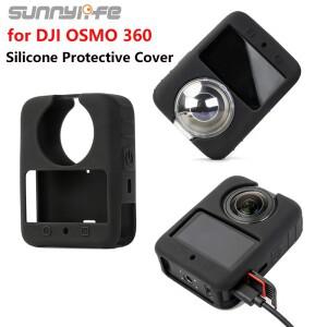 DJI호환 OSMO 360 보호 슬리브 바디 커버 용 Sunnylife 실리콘 케이스 스크래치 방지 풀 쉘 카메라 액세서