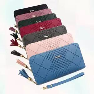 미니백 장지갑 아코디언 대용량 정리 지퍼 지갑 지폐