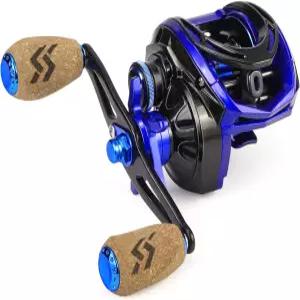 수가일랑 미끼 캐스팅 릴 7.0 1 기어비 초매끄러운 출력 9 + 차폐 볼 베어링 부식 방지 캐스터 낚시