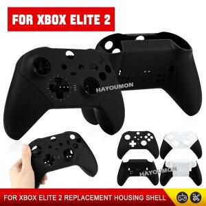 [호환품]블랙 화이트 쉘 케이스 페이스플레이트 전면 하우징 커버 교체용 Xbox One 엘리트 시리즈 2 컨트롤