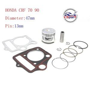 TRX 70 90 CRF 47MM 피스톤 링 키트 혼다 호환 70CC 90cc ATV 자전거 먼지 핏 SunL Taotao Lifan ZongShe