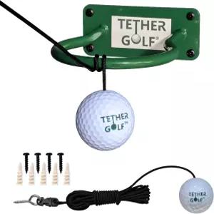 테더 골프 미니 실내외 게임 - 온 가족이 즐길 수 있는 독특한 좋아하는 퍼터를 사용하거나 손으로 던져서