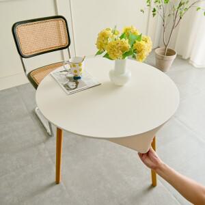 방수 및 기름 방지 원형 테이블보 호텔 레스토랑 단색 세탁 불필요 식탁 커버