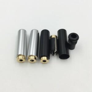 업그레이드 2.5 오디오 플러그 헤드폰 이어폰 납땜용 4 극 스테레오 암 잭 DIY 미니 소형 호환 커넥터 2.5m