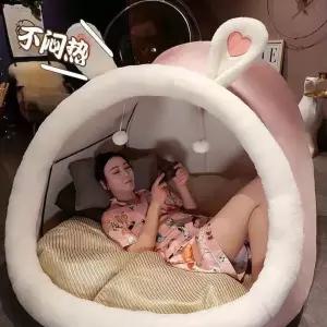 사람용 숨숨집 하우스 인간 초대형 침낭 쿠션 고양이 아우얼스룸 11번가