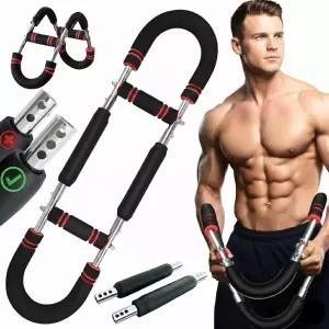 전문 손목 및 팔뚝 트레이너 튼튼한 강철 구조 패딩 핸들이 있는 조절 가능한 그립 강화기 블랙 블루