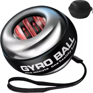 베소카 자이로볼 손목 운동기 볼 자동 시동 5레벨 저항 조명 제어 자이로스코픽 팔 트레이너 강화 핑거