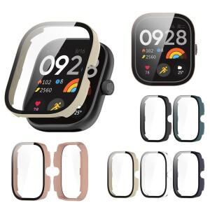 Redmi Watch 5 용 케이스 패션 하드 PC 프레임 범퍼 커버 HD 슬림 강화 유리 스크래치 방지 스크린 보호대