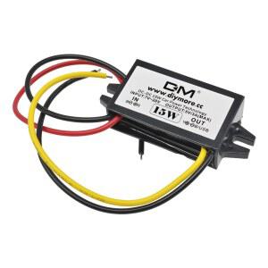 12V 5V 3A 15W 자동차 전력 변환기 미니 USB 스텝 다운 전압 전원 공급 장치 역방향 보호 기능이있는 출력 어댑터
