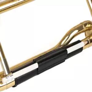 트롬본 넥 가드 패딩. 정품 가죽 보호. 커버 랩. 촉촉하고 더러움 오일 보호용 패드. 액세서리(블랙)