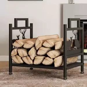 장작 거치대 땔감 목재 글램핑 캠핑용 선반 펜션