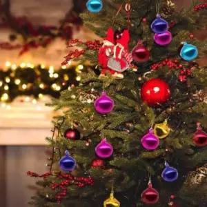 10mm 컬러 방울 100개 크리스마스소품 크리스마스트리장식 트리장식품
