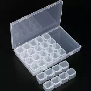 28칸 개별 다용도 수납 케이스 비즈보관 수납케이스 악세사리수납함