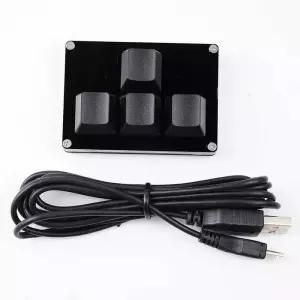 텐키패드 넘버패드 블랙 4 키 미니 키보드 위 WASD 축 기계식 게이밍 키패드 단축키 게임