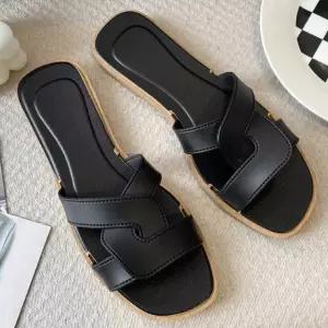 직장인 데일리 슬리퍼 코디 봄 여름 뮬 편한 모임 룩 iLD1+9ESr