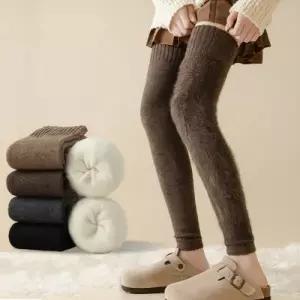 겨울 혹한기 니트 롱 레그워머 다리 허벅지 토시 보온 속기모  발레 니하이 방한 무릎 토시