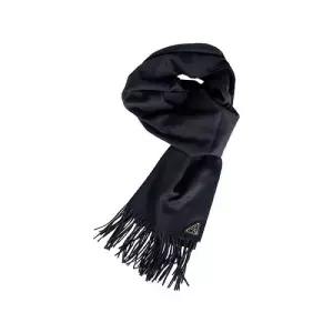 [프라다] 25FW 삼각로고 실크 캐시미어 머플러 (1FS065 2COP F0632)