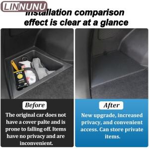 LINNUNU 트렁크 측면 슬롯 커버 플레이트 Geely Atlas II Starray Boyue L에 호환 좌우 악세사리