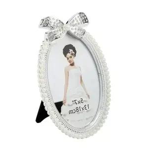 진주 리본 액자 5x7 작은 스탠드 테이블 포토 (KYR-WFHS4Z6)