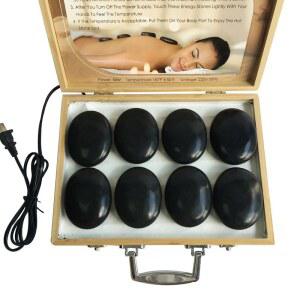 핫스톤 찜질돌 스톤 9cm 경락 안마용 원형스톤 원형 가열기 돌찜질기