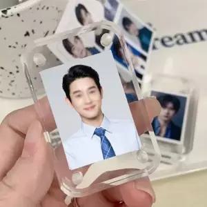 포카 아크릴 액자 2개입 DIY 미니 투명명함 전시 자석 (KYR-WC4676E)