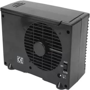 휴대용 에어컨 DC12V 미니 소형 증발식 및 팬 2단 속도 조절 가능한 자동차 에어컨으로 공기 질 개선