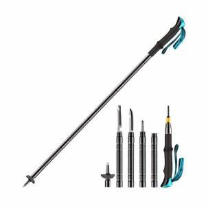 지팡이칼 등산스틱 트래킹 초경량 O1O7 중간 램프 광도야외등산봉 블록 지팡이칼 5량