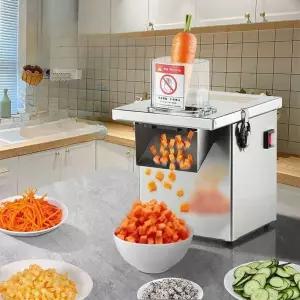 업소용야채절단기 깍두기기계 무뚝이 정사각형 감자 칼날망 채소 대용량 자동 머신 당근