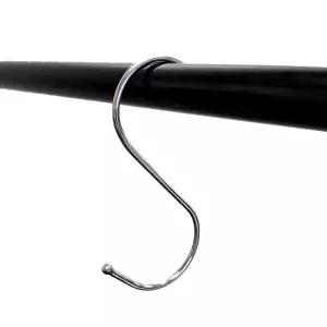 스텐 S자 고리 대형 S고리 S자고리 커튼고리 안뚫어고리 S자걸이 무타공고리