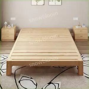 나무 침대 프레임 더블 침대프레임 1인용 베드