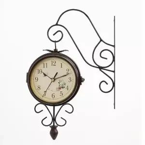 인테리어 사무실 거실 북유럽 엔틱 양면 벽시계 (KYR-W54541D)