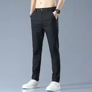 고품질 남성 기본 슬림핏 슬랙스 데일리 정장 팬츠 봄가을용 (WFKBBW9)