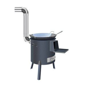 드럼통 화목난로 야외 화롯대 화목 불멍 35cm 난로 구이 마당화로 43cm