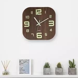플랫우드 축광 야광 무소음 벽시계 거실 모던벽시계 (KYR-WC2E75D)